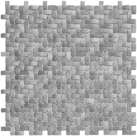 Andova Tiles ANDOVA TILES Comfort 0.37" x 0.87" Glass Herringbone / Chevron Mosaic Wall Tile ANDCOM323